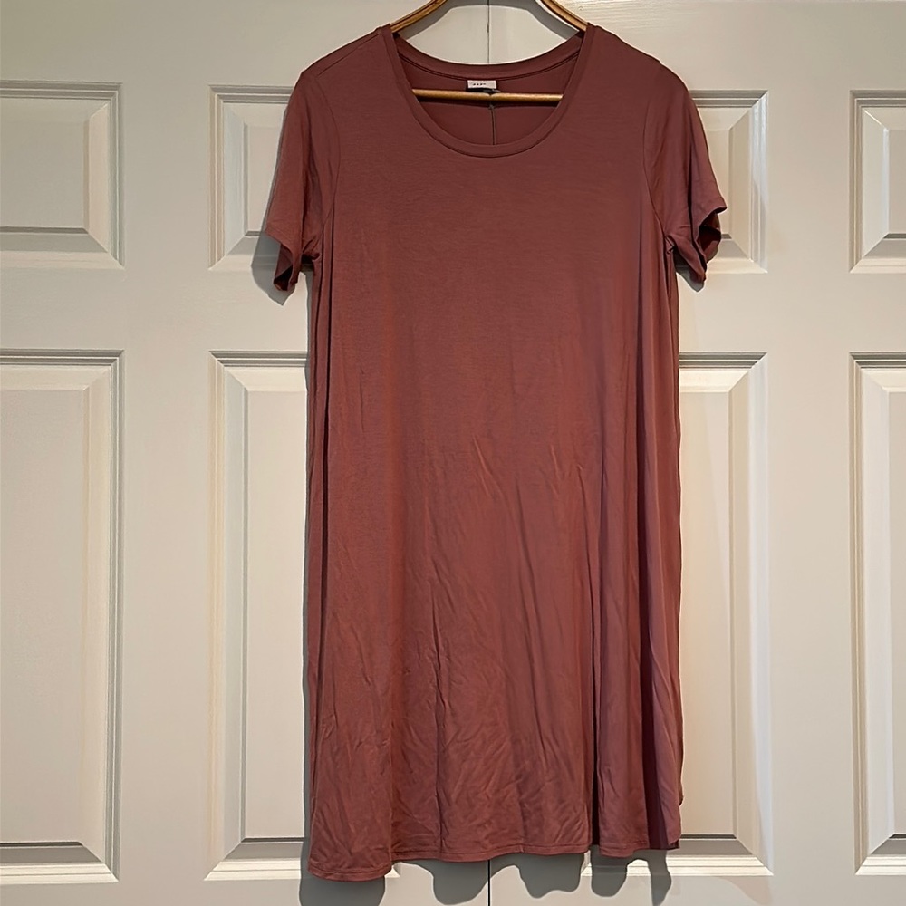 NWT - A New Day Dress - Short Sleeve- Dark Pink